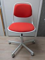 ❗NIEUW draaibare & verstelbare bureaustoel met parketwielen, Ophalen, Nieuw, Bureaustoel, Rood