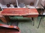 Houten bureau - sidetable met lade, Ophalen of Verzenden, Gebruikt, Bureau