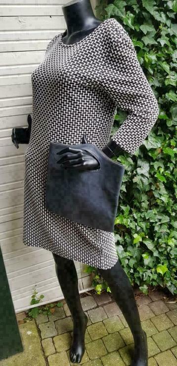 F293 MUZO handtas / mini shopper blauwgrijs kunstleder beschikbaar voor biedingen