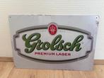 Prachtig vintage Grolsch bier bord (30x20), Ophalen of Verzenden, Zo goed als nieuw, Reclamebord, Plaat of Schild, Grolsch