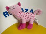 1455 hema poes poesje roze, Kinderen en Baby's, Speelgoed | Knuffels en Pluche, Ophalen of Verzenden, Zo goed als nieuw, Overige typen