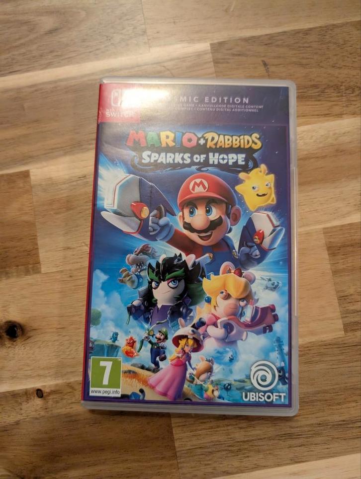 Mario + Rabbids Sparks of Hope - Cosmic Edition - Switch, Spelcomputers en Games, Games | Nintendo Switch, Zo goed als nieuw, Avontuur en Actie