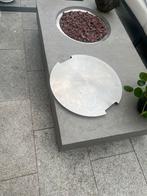 Elementi tafel met ingebouwde haard, Huis en Inrichting, Haarden, Ophalen, Zo goed als nieuw, Inbouwhaard, Gashaard