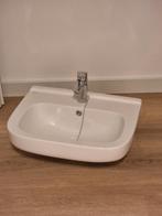 Geberit 300 Basic wastafel met Grohe Kraan 55x44.5x19.5cm wi, Doe-het-zelf en Verbouw, Sanitair, Ophalen, Nieuw, Wastafel