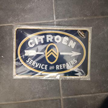 metaal Signs Citroen Service & Repairs nostalgic art beschikbaar voor biedingen