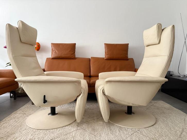 1x Jori Felini Mono-Move (Topstaat!), Huis en Inrichting, Fauteuils, Zo goed als nieuw, Leer, Minder dan 50 cm, Ophalen