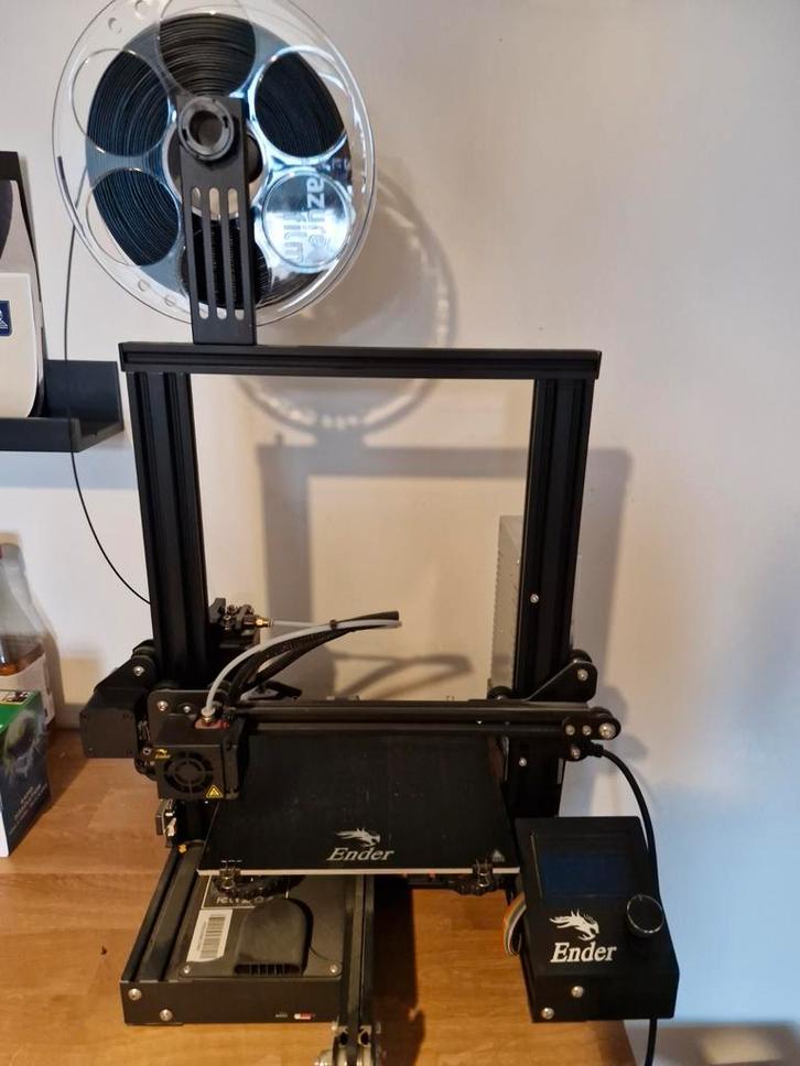 Ender 3 3D Printer - Perfect voor Beginners!, Computers en Software, 3D Printers, Zo goed als nieuw, Ophalen
