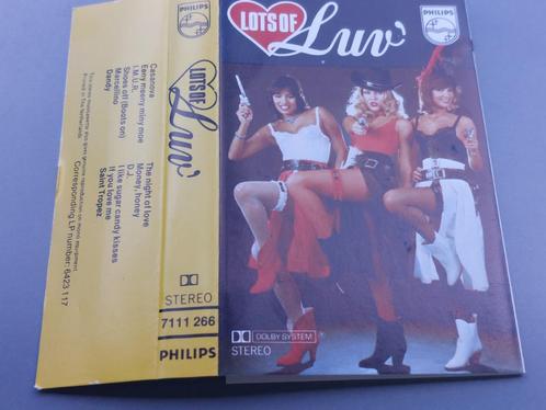 LUV - LOTS OF LUV (CASSETTEBANDJE), Cd's en Dvd's, Cassettebandjes, Zo goed als nieuw, Origineel, Pop, 1 bandje, Ophalen of Verzenden