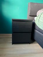 Malm laden nachtkastje, Huis en Inrichting, Slaapkamer | Nachtkastjes, Ophalen of Verzenden, Zo goed als nieuw, Minder dan 45 cm