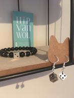 Dobbelstenen, Sieraden, Tassen en Uiterlijk, Oorbellen, Overige materialen, Hangers, Nieuw, Ophalen of Verzenden