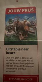 20 kaarten voor een uitstapje naar keuze, Drie personen of meer, Ticket of Toegangskaart