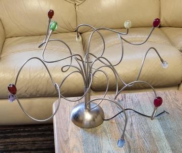 Design lamp met mond geblazen glazen. beschikbaar voor biedingen