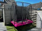 SALTA trampoline roze 214 x 153 cm, Ophalen, Zo goed als nieuw