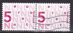 Nederland NVPH 2136 paar gestempeld, Postzegels en Munten, Verzenden, Na 1940, Gestempeld