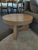 Nieuwe houten bijzettafel Woood Tala, Huis en Inrichting, Tafels | Salontafels, Ophalen, 50 tot 100 cm, Rond, Nieuw