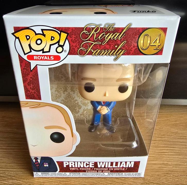 Funko Pop! 04 Prince William (The Royal Family), Verzamelen, Poppetjes en Figuurtjes, Nieuw, Ophalen of Verzenden