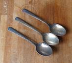 King George VI coronation spoons 1937 verzilverde lepels, Verzamelen, Ophalen of Verzenden, Gebruikt, Buitenland, Speld(je) of Lepel(tje)