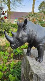 NEUSHOORN / BRONZEN BEELD / OPRUIMING, Ophalen of Verzenden, Nieuw, Wild dier, Beeldje of Figuurtje