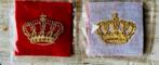 Korps Mariniers Embleem Kroon OOFF - MARNS, Verzenden, Marine, Nederland, Embleem of Badge