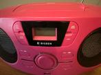 Roze Radio CD Speler - Bigben, Ophalen, Gebruikt, Radio, Met cd-speler