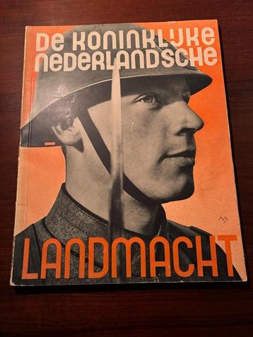 Boek - De Koninklijke Nederlandsche landmacht (1938) beschikbaar voor biedingen