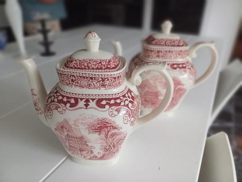 Prachtige Royal Tudor Ware "Old England" theepotten, Antiek en Kunst, Antiek | Servies los, Ophalen of Verzenden