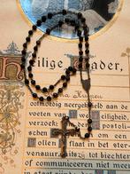 Antieke Rozekrans Edelsteen Agaat kralen zeer oud, Ophalen of Verzenden