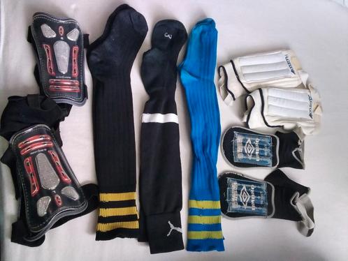 Voetbal kousen scheenbeschermers Puma zwart blauw, Sport en Fitness, Voetbal, Gebruikt, Ophalen of Verzenden