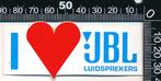 Sticker: JBL - I love JBL luidsprekers, Ophalen of Verzenden, Zo goed als nieuw, Bedrijf of Vereniging