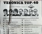 VERONICA TOP 40 LIJST 4 FEBR. 1967, Ophalen of Verzenden, Foto of Kaart