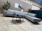 ZGAN Montel Giant Design Lederen Hoekbank -Grijs - 330 x 230