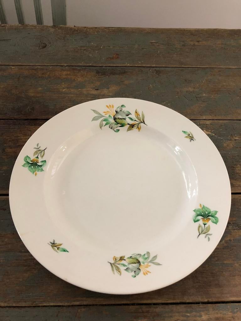 ANTIEK SERVIES BORD REGOUT SCHAAL ROND, Ophalen of Verzenden