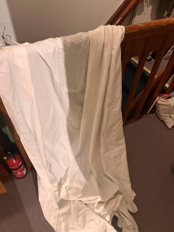 Wit Gordijn 146x243cm - Roede & Rails beschikbaar voor biedingen