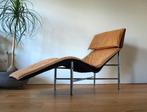 Tord Björklund Skye design Cognac fauteuil, Huis en Inrichting, Fauteuils, Ophalen, Gebruikt, 50 tot 75 cm, Leer