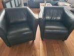 Leren fauteuil, Huis en Inrichting, Fauteuils, Ophalen, Gebruikt, 75 tot 100 cm, 50 tot 75 cm