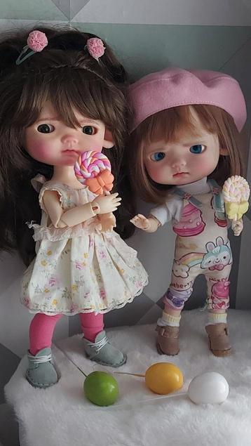 Super leuke BigEyedDolls popjes customized  beschikbaar voor biedingen