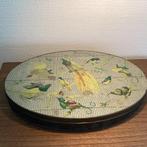 Ovaal antiek Cote d’Or blik vogels 30x15x4 cm, Verzamelen, Ophalen of Verzenden, Zo goed als nieuw, Overige, Overige merken