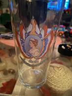 antiek glas wilhelmina afbeelding 1923, Antiek en Kunst, Antiek | Glas en Kristal, Ophalen of Verzenden