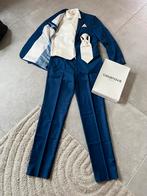 Blauw Trouwpak Compleet, Kleding | Heren, Ophalen, Zo goed als nieuw, Overige maten, Blauw