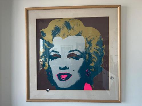 Marilyn Monroe Andy Warhol Print Pop Art met Lijst, Huis en Inrichting, Woonaccessoires | Schilderijen, Tekeningen en Foto's, Gebruikt