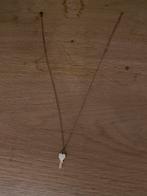 Hartjes sleutel ketting inclusief verzendkosten, Ophalen of Verzenden, Zo goed als nieuw, Goud, Goud