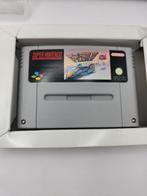 F-Zero in doos SNES, Spelcomputers en Games, Games | Nintendo Super NES, Ophalen of Verzenden, 1 speler, Zo goed als nieuw