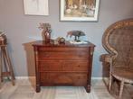 Oude Empire ladekast dressoir commode 3 ruime lades, Ophalen of Verzenden