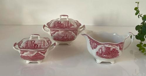 Johnson Brothers Old Britain Castles roomstel, Huis en Inrichting, Keuken | Servies, Zo goed als nieuw, Bord(en), Overige stijlen