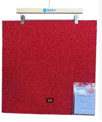 Interface tapijttegels nieuw | rood | 132 m2 | beschikbaar voor biedingen