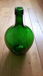 groene glazen vaas, Huis en Inrichting, Woonaccessoires | Vazen, Ophalen, Minder dan 50 cm, Groen, Glas