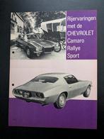 Autotest CHEVROLET Camaro Rallye Sport 1971, Ophalen of Verzenden, Gelezen, Chevrolet