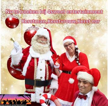 Boek nu de Kerstman Kerstvrouw,Kerstnar voor een bezoekje !  beschikbaar voor biedingen