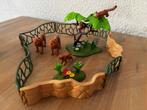 Playmobil Dierenset – 3 Tijgers, 2 Panda in Boom & Omheining, Ophalen, Zo goed als nieuw, Los playmobil