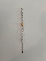 Zilverkleurige armband met gouden hartje - Nieuw!, Ophalen of Verzenden, Nieuw, Overige kleuren